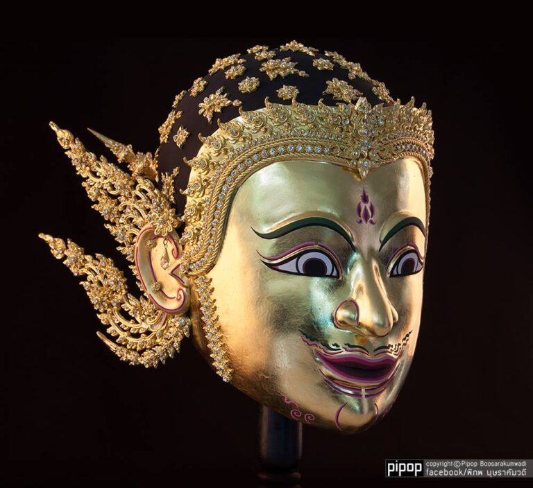 พระวิษณุกรรม โล้น หน้าทอง